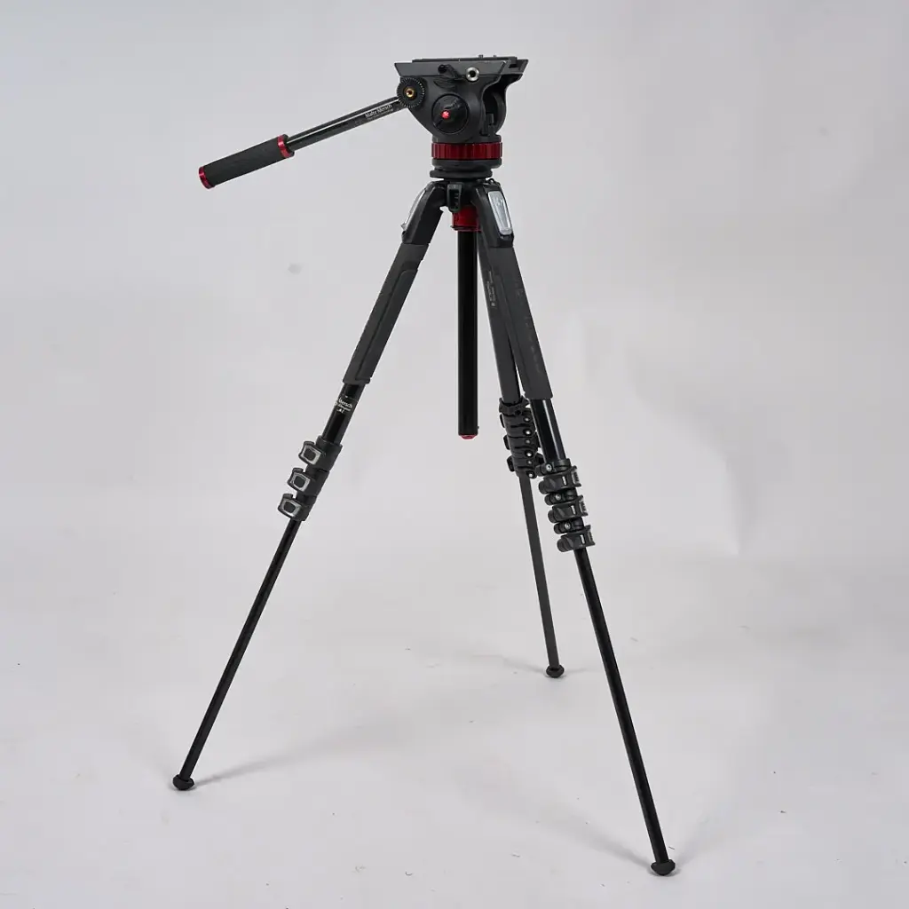 Manfrotto Videostativ 190 mit Fluidkopf